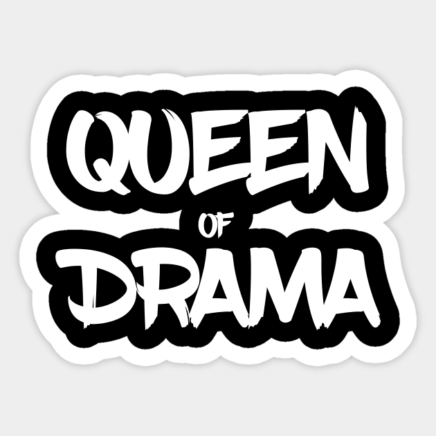 Queen of Drama Theatre Sticker by letnothingstopyou